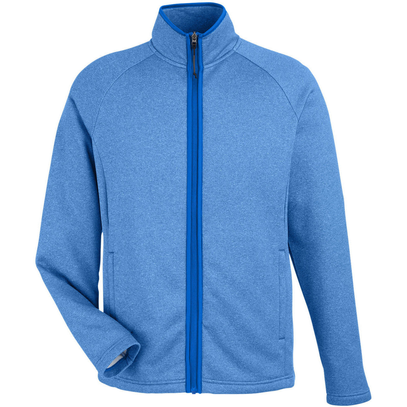 CORE365 Men's Venture Heathered Stripe Full-Zip